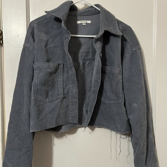 Pacsun Blue Corduroy Jacket - Picture 2 of 2